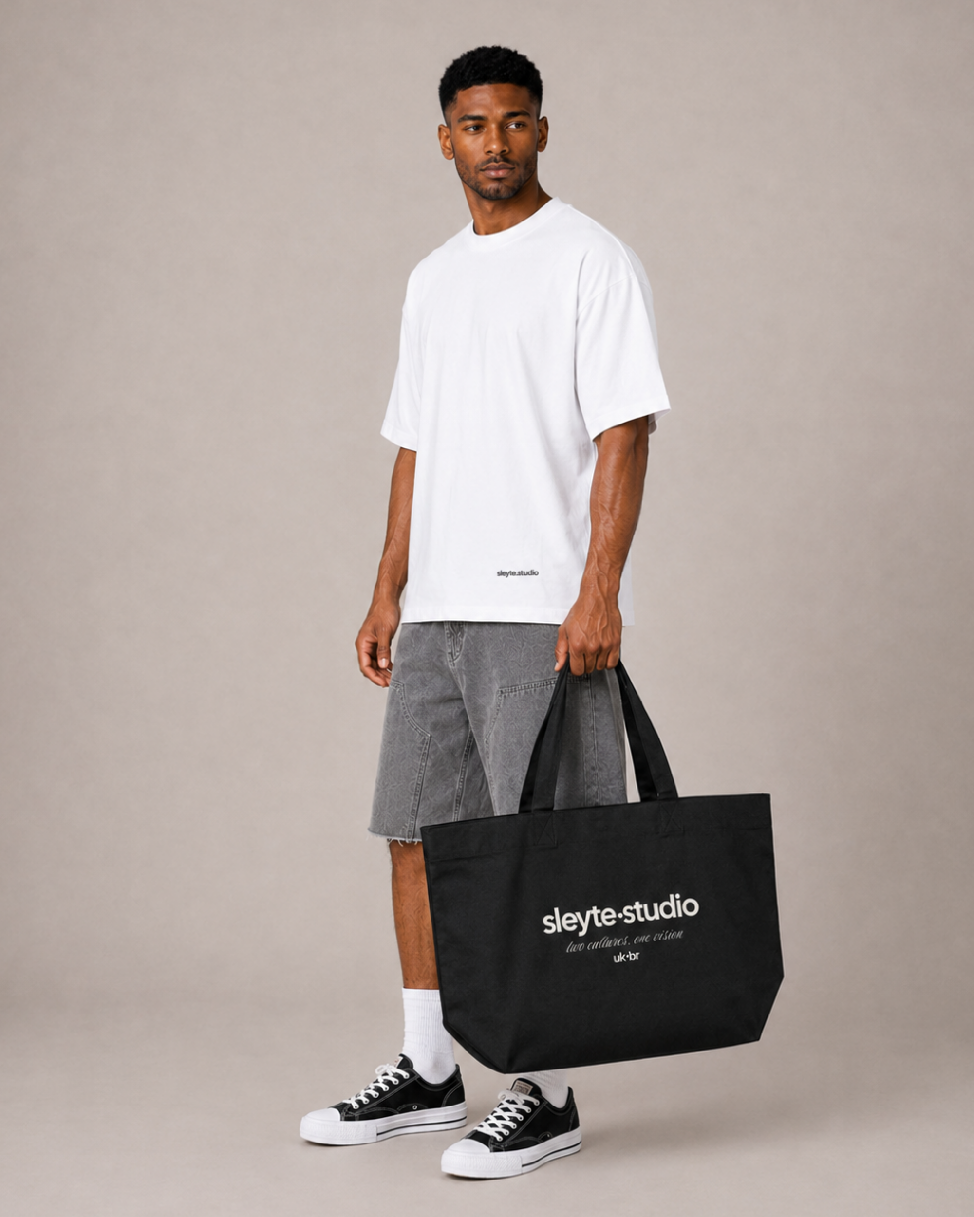 two cultures. tote.